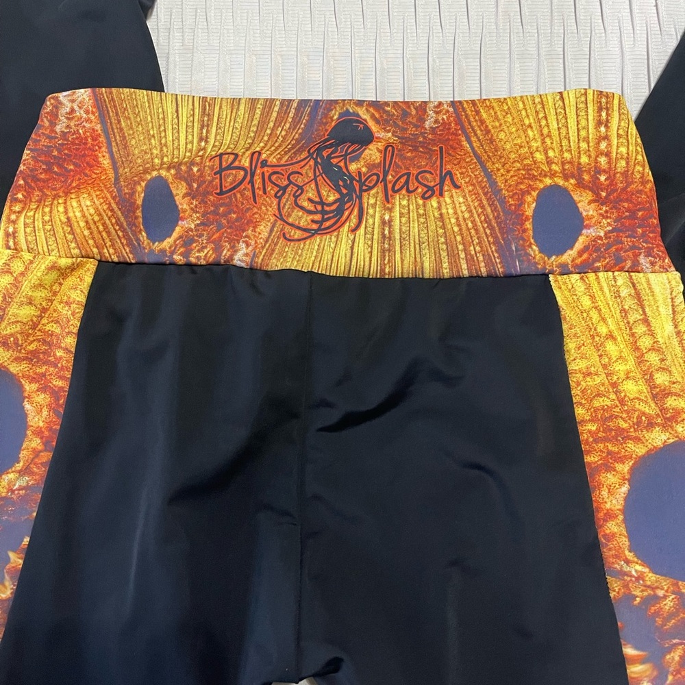 Bliss Splash yoga fishing leggings tights
